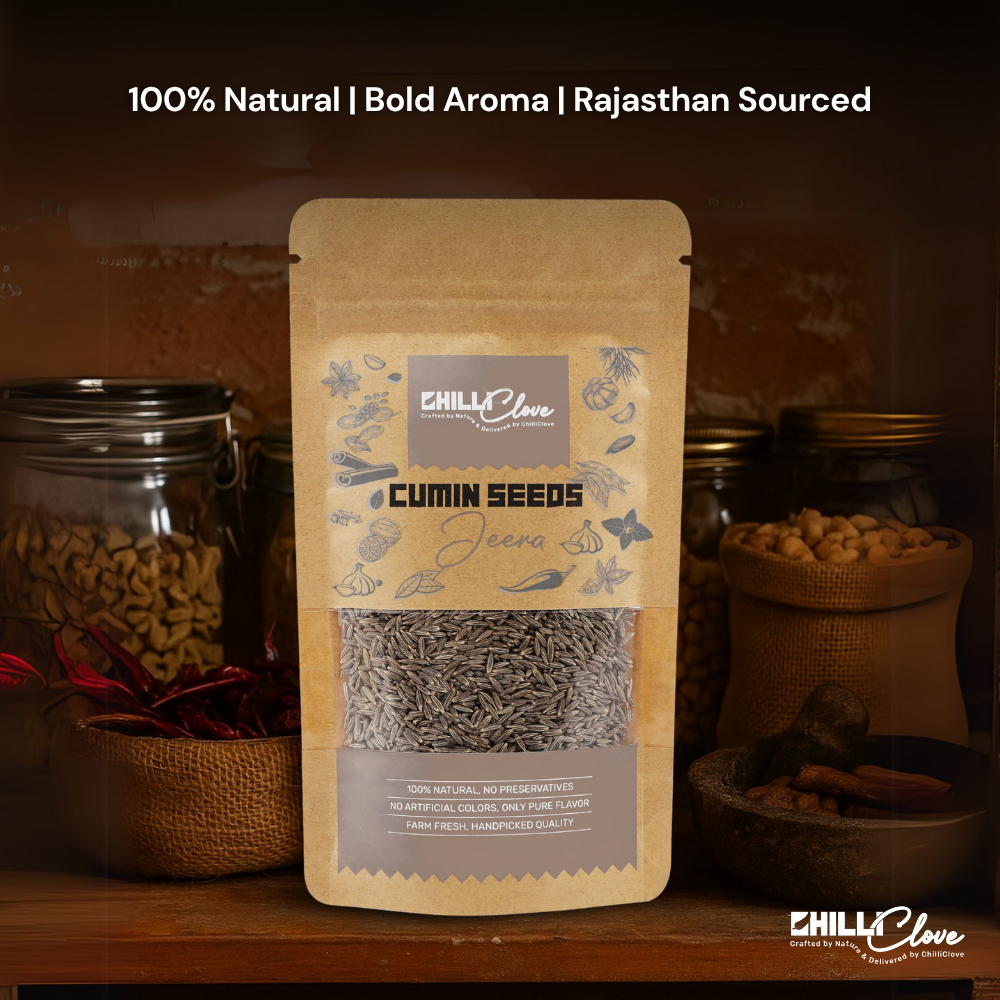 Natural Cumin Seeds (Jeera) – Bold Aroma, Authentic Flavor