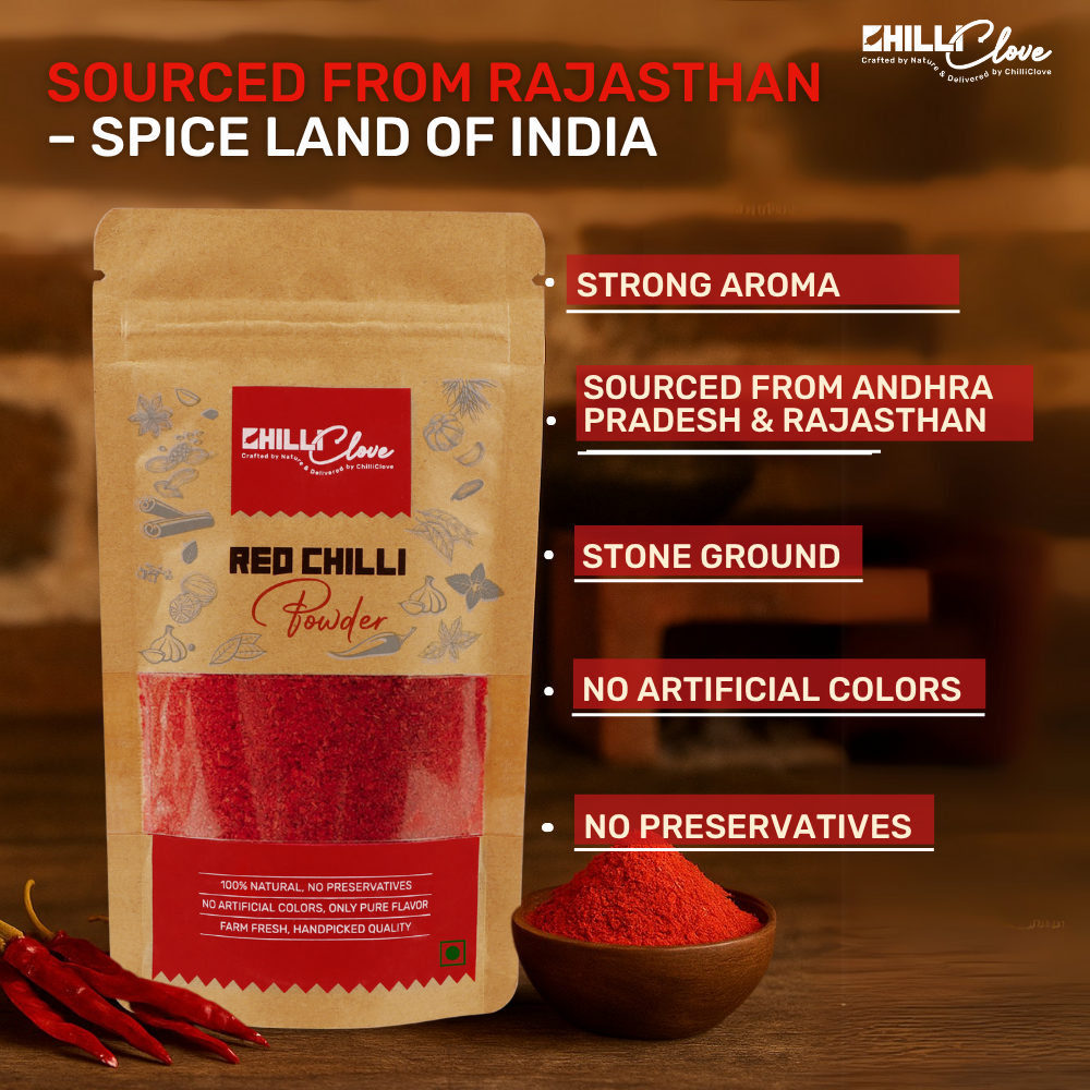 Natural Red Chilli Powder – Authentic Indian Heat, Pure and Potent
