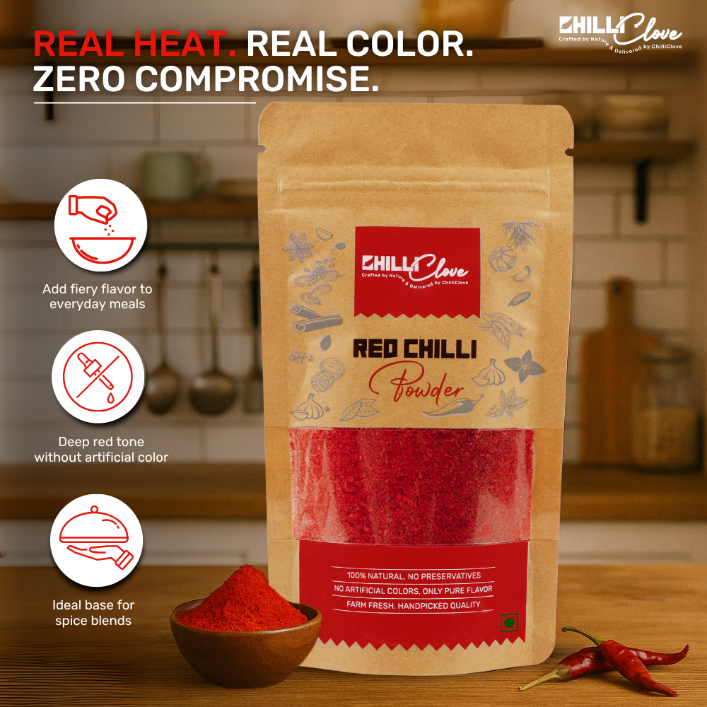Natural Red Chilli Powder – Authentic Indian Heat, Pure and Potent