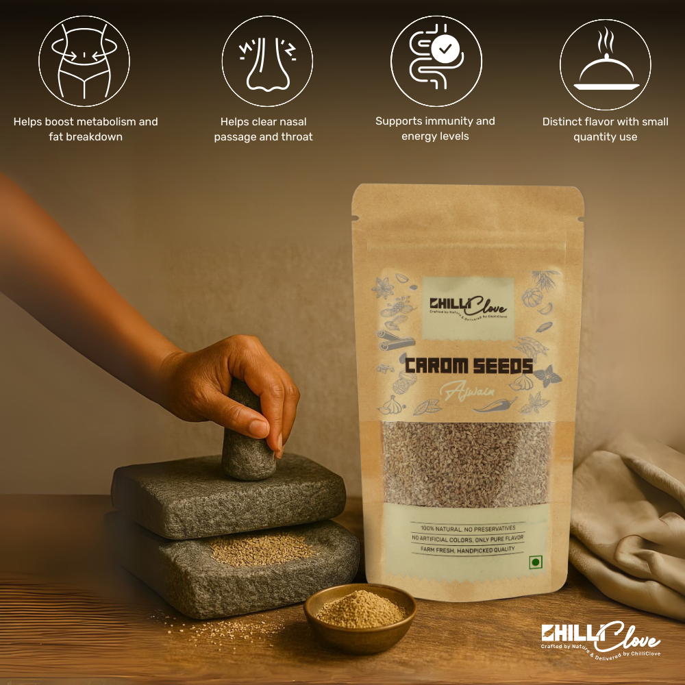Natural Ajwain – Premium Carom Seeds for Authentic Flavor