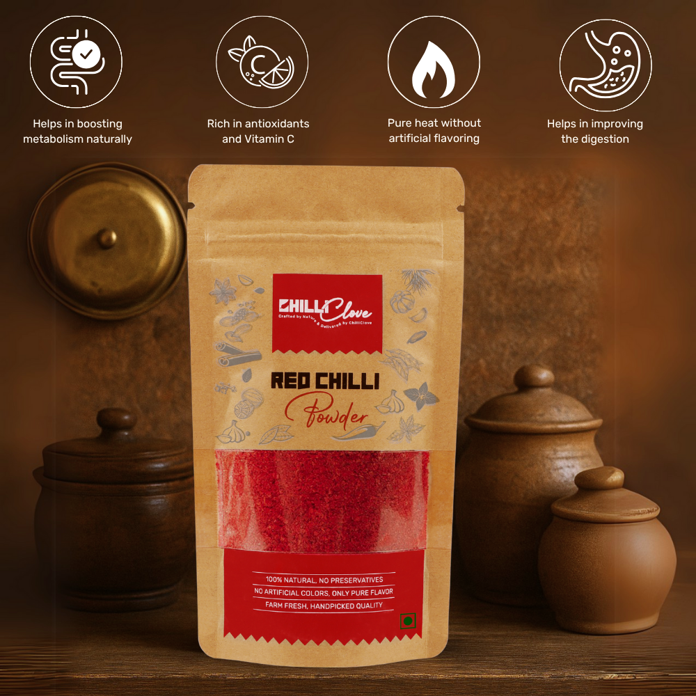 Natural Red Chilli Powder – Authentic Indian Heat, Pure and Potent
