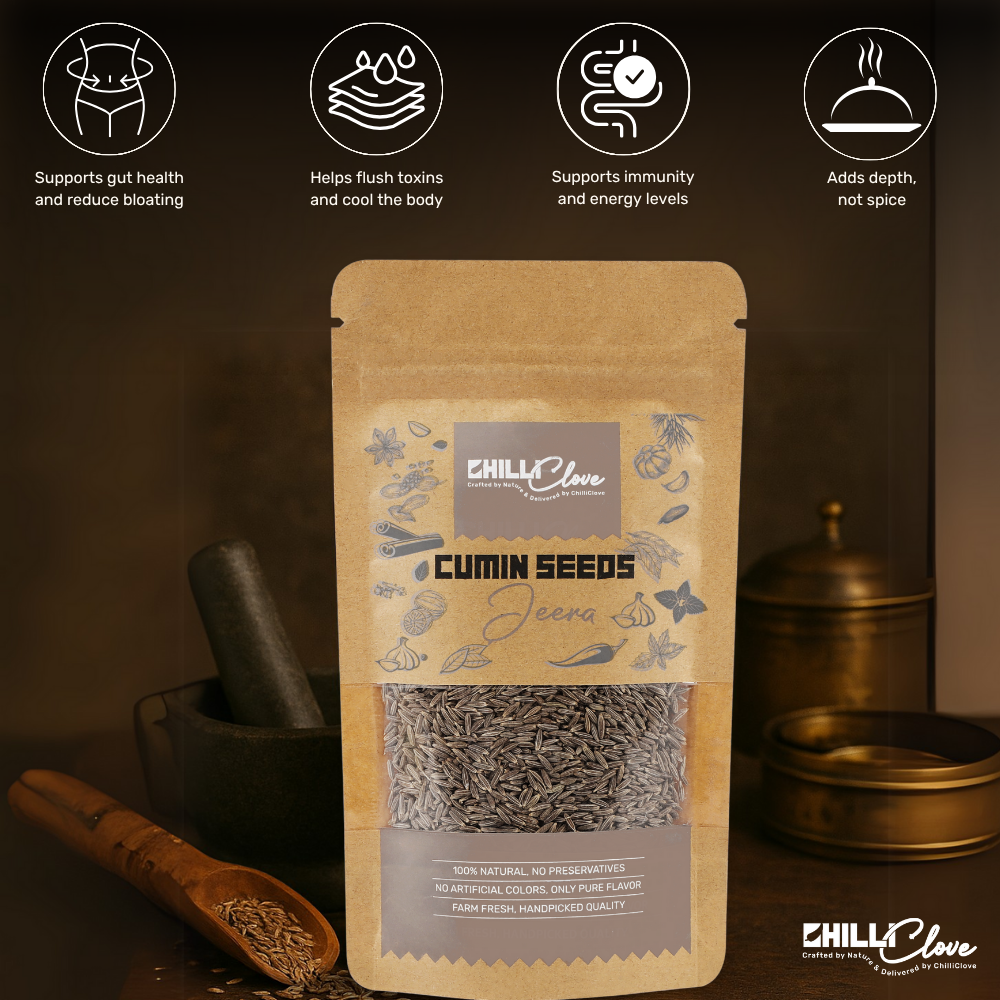 Natural Cumin Seeds (Jeera) – Bold Aroma, Authentic Flavor