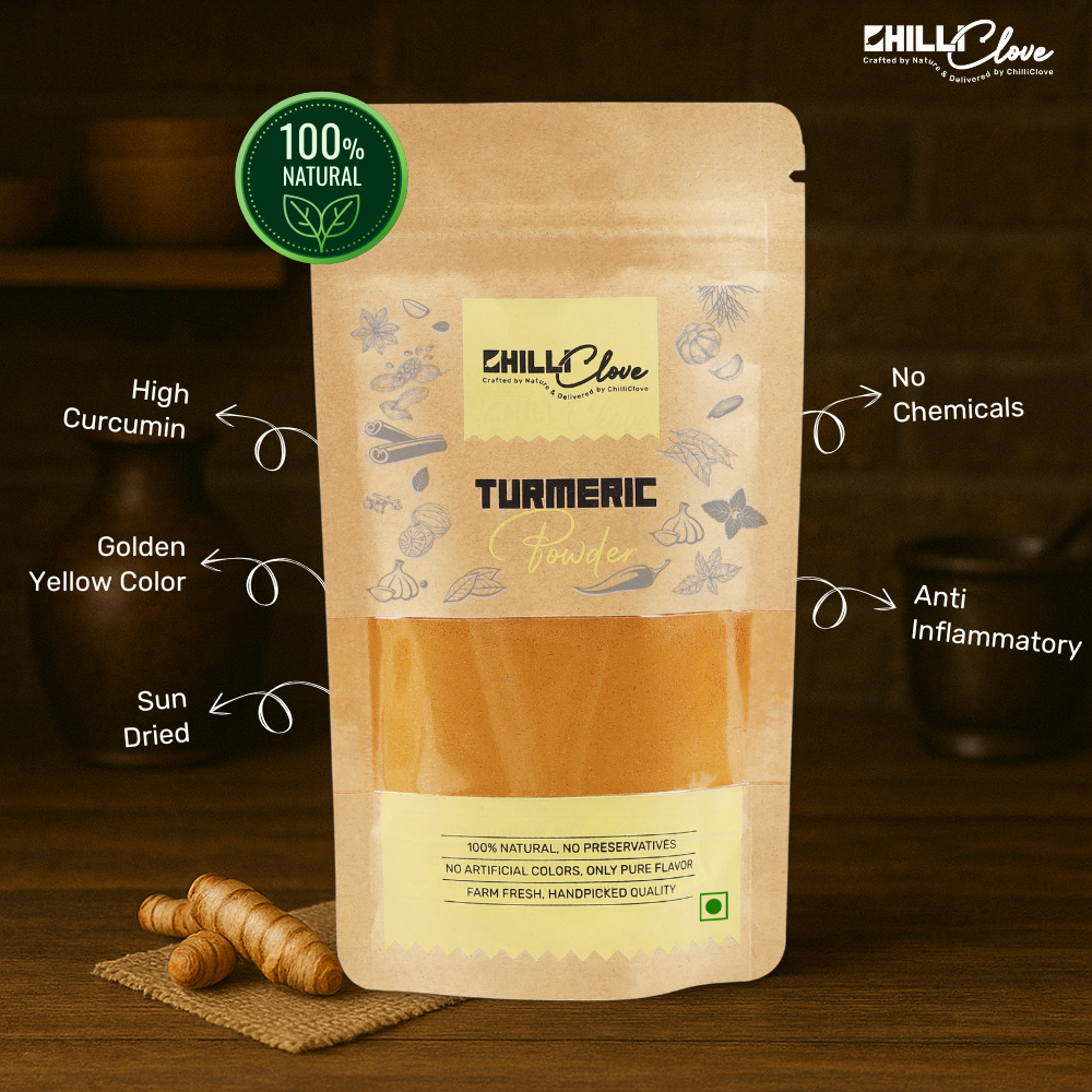 Natural Turmeric Powder – Pure, Potent, and Naturally Golden