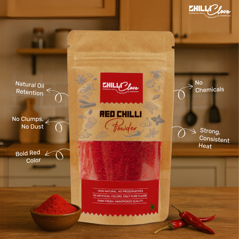 Natural Red Chilli Powder – Authentic Indian Heat, Pure and Potent