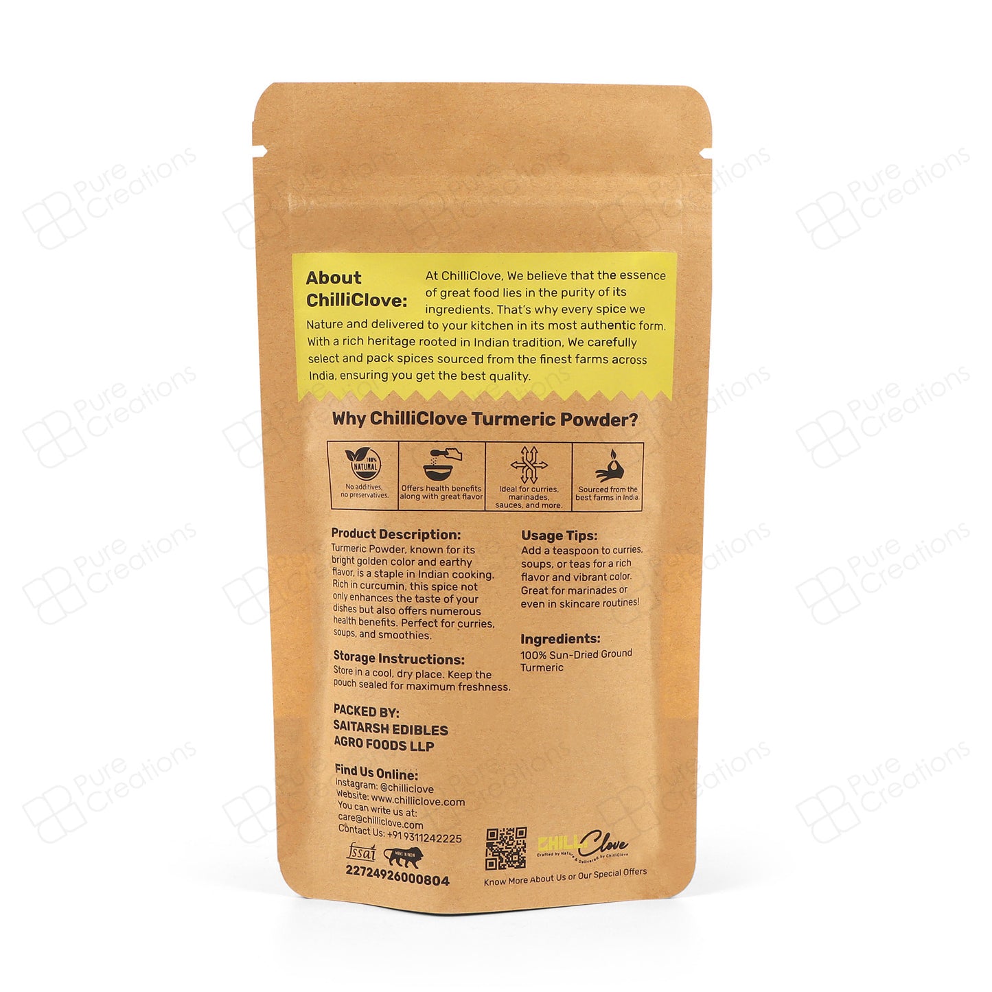 Turmeric Powder Pure, Potent & Farm-Fresh